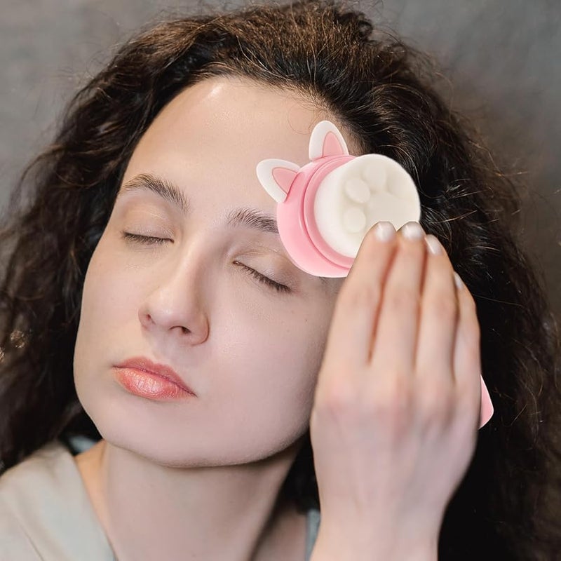 Dual Sided Silicone Face Cleansing Brush With ABS Handle For Women Travel - Image 4